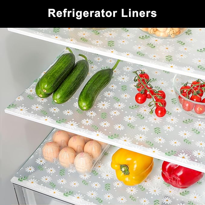 Cooyes Shelf Liner – Premium Non-Adhesive Cabinet & Drawer Liner for Kitchen – Waterproof Shelf Paper with Modern Pattern – Durable EVA Cabinet Mat – Easy to Cut （24" W x 360" L）