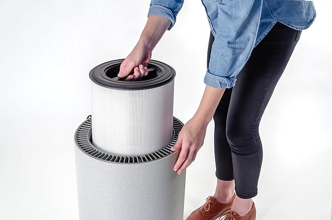 ORANSI mod+ Air Purifier - Extra-Large Rooms, 3-Stage Air Filter with Carbon, Wildfire Smoke, Allergies, Pets, Birds