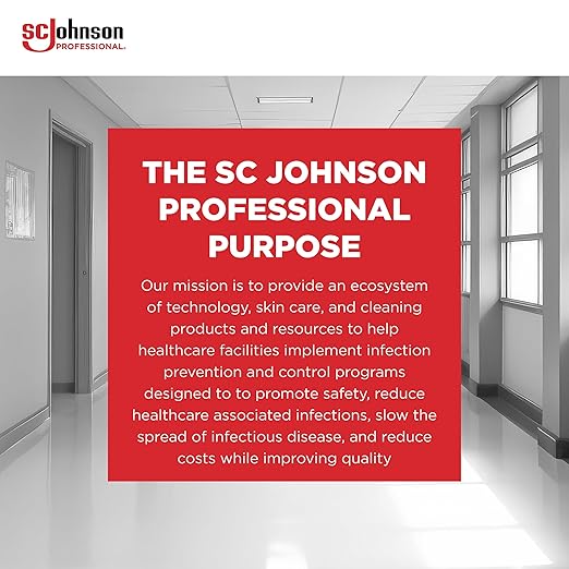 SC Johnson Professional Kindest Kare Advanced Hand Soap Starter Kit with Soap Dispenser and 1L Soap Cartridge for Hospital, Medical and Professional Use