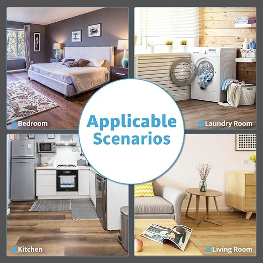 Art3d 30-Pack Herringbone Peel and Stick Vinyl Floor Tiles, 12" x 12" Self Adhesive Waterproof Wood Flooring Plank for Kitchen Bathroom Bedroom, Cover 30 Sq. Ft, Grey