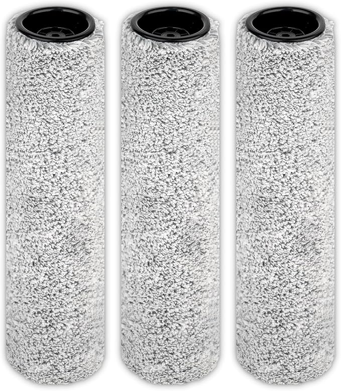 【V2, Detachable Roller】(3 Pack) S7 Pro Replacement Brush Rollers for Tineco Floor One S9 Artist Pro, Floor One S7 Pro, Floor One S6/ Stretch S6/ Switch S6 Cordless Wet Dry Vacuum Cleaner (No Handle)