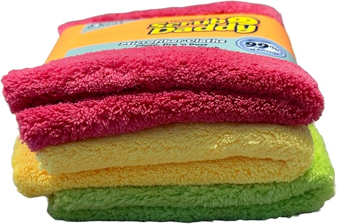 Scrub Daddy Microfiber Cloths Pack of 3