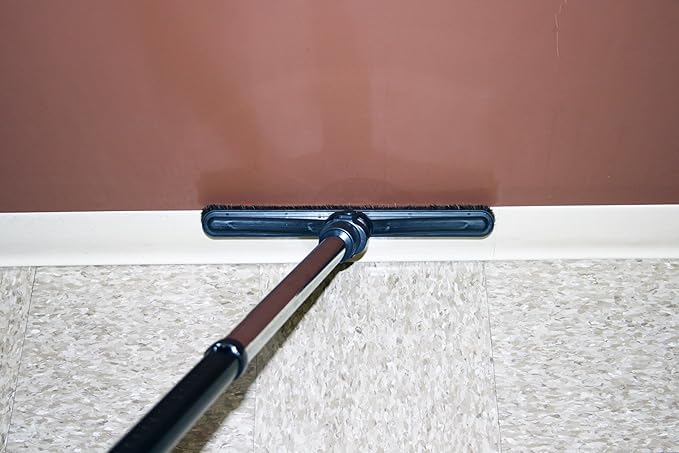 Cen-Tec Systems 35174 Sidewinder 15 Inch Hard Floor Vacuum Brush with 1.5-Inch Neck, Black, 15" Hard Floor Brush