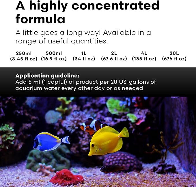 Brightwell Aquatics Magnesion Liquid Salt Water Conditioner - Concentrated Magnesium Supplement For Reef and Marine Aquariums, 67.6 fl oz