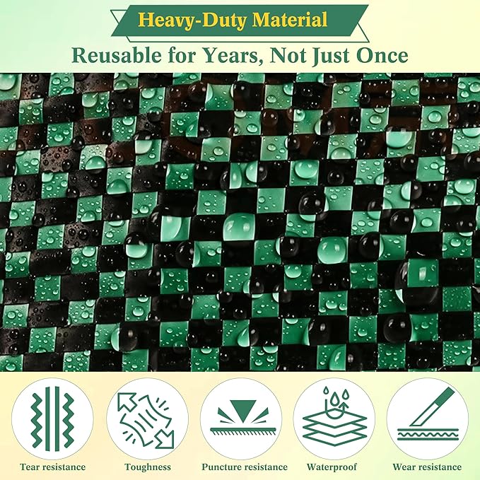 Reusable Yard Waste Bags, 2 Pack 72 Gallon Heavy Duty Lawn Leaf Garden Bag with Extension Layer, Handle & Shoulder Strap, Foldable Leaf Bags for Leaves Lawn Trash