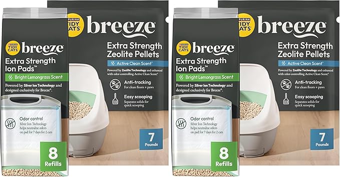 Purina Tidy Cats Breeze Cat Litter Extra Strength Refill Bundle (Pack of 2)
