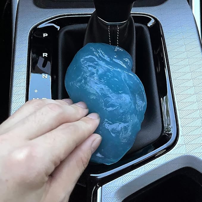 Eco-Friendly Car Cleaning Gel, 160g Biodegradable Detailing Putty for Car Interior Cleaner, Reusable Dust Cleaning Gel for Vents, Dashboards & Keyboard Cleaner, Car Accessories for Men & Women