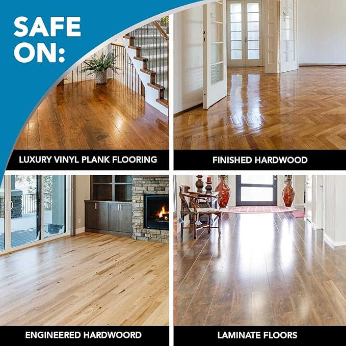 Weiman Hardwood Cleaner for Finished Hardwood Floors, Engineered Floors, Laminate - Streak-Free Results, EPA Safer Choice Certified, 32 oz