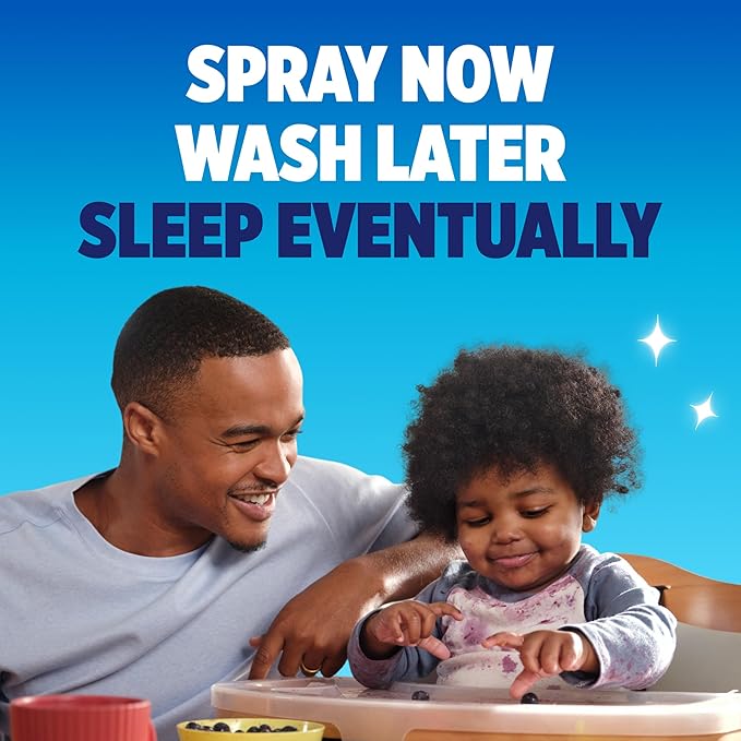 OxiClean Max Force Laundry Stain Remover Spray, Newborn & Baby Essentials, Stain Treater, 12 fl oz, 3-Pack