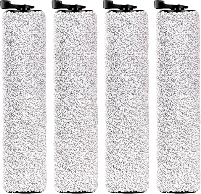 (4 Pieces) Replacement Brush Rollers Compatible With Tineco iFloor 3/ Floor One S3/ iFloor 2 Cordless Wet Dry Vacuum Cleaner, Replacement Parts Accessory Kit, 4 Main Brushes