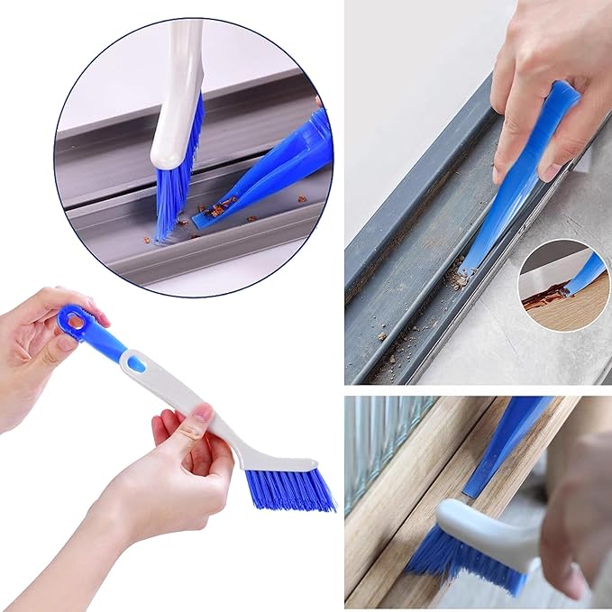 Crevice Cleaning Brush 12Pcs, Hard Bristle Deep Cleaning Brushes Supplies for Household use, Kitchen, Bathroom, Corner, Grout, Sink, Cup, Teapot, Bottle, Blender