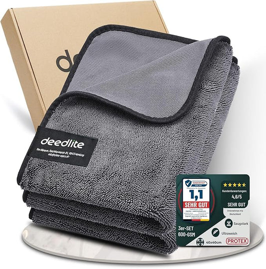 Bath Wipes Shower Cleaning Cloths, Premium Car Drying Towel | Ultra Absorbent Twisted-Loop Design| Microfiber Towel for Car, Shower Cabin, Household