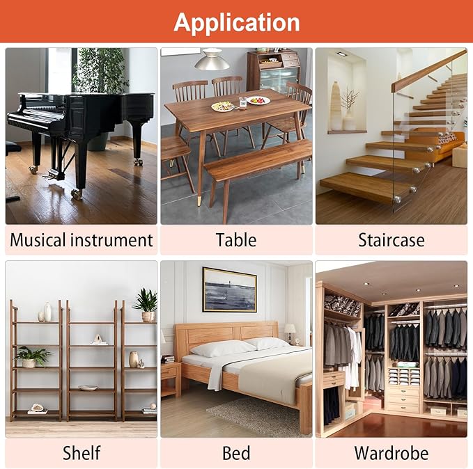Wood Furniture Repair Kit, 12 Colors Wood Fillers Hardwood Laminate Floor Repair Kit Touch Up Paint Repair Scratch, Cracks, Stains, Discoloration for Furniture, Door, Cabinet, Floor, Table Surface