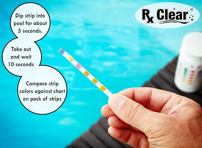 Rx Clear Super Shock for Swimming Pools | Chlorinator and Algaecide | 68% Calcium Hypochlorite | Kill Pool Algae for a Crystal Clear Pool | One Pound Bags | 24 Pack
