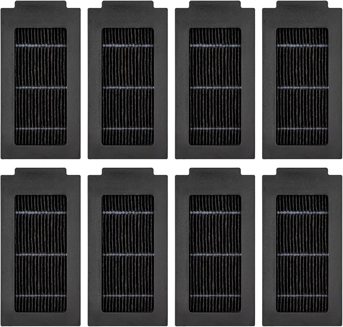 (8 Pack) T50 Omni Replacement Filters Compatible with ECOVACS DEEBOT T50 Omni/ T50 Pro Omni/ T30C Omni Robot Vacuum, Accessories Kit, Canister Filter, Vacuum Filter, Upright Filter