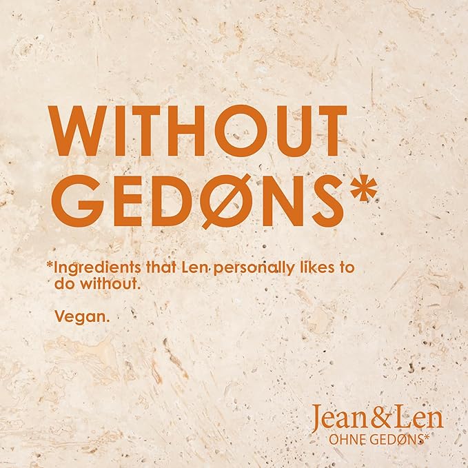 Jean & Len Hand & Body Wash Liquid, Spicy fresh scent Rosemary & Ginger, Hand and Body refillable Liquid, 100% vegan, without silicones, parabens and microplastics 16.9 Fl. Oz.