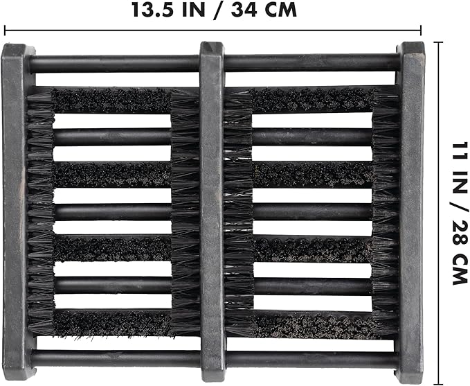 Jobsite Boot Scraper - Outdoor Shoe Scrubber Cleaner Brush - 6 Pack