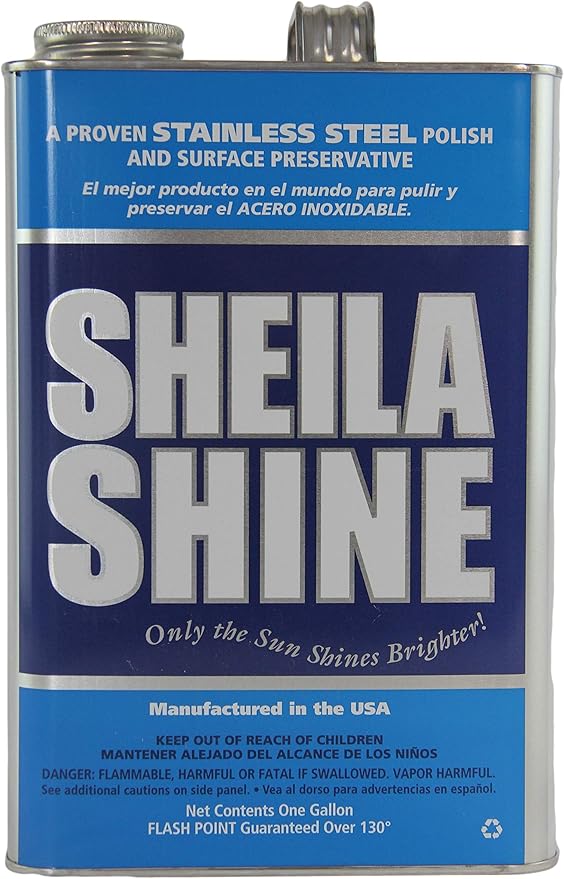 4 x 1 Gallon Stainless Steel Cleaner and Polish - Cleans, Polishes & Protects Kitchen Appliances, Refrigerators, Sinks, Ovens & Grills - Residue & Streak Free Shine - Stainless Appliance Cleaner