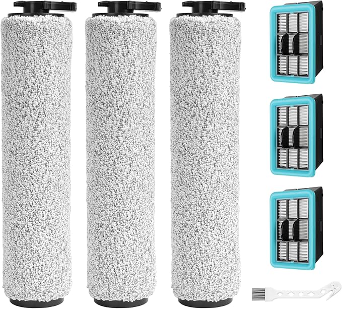 3831 Replacement Brushes and Filters for Bissell Crosswave Hard Floor Expert Vacuum 3831 HF2 3845 3847 3848, for Bissell Crosswave Replacement Parts, Accessory Kit No. B0555, 1637755, 1632973