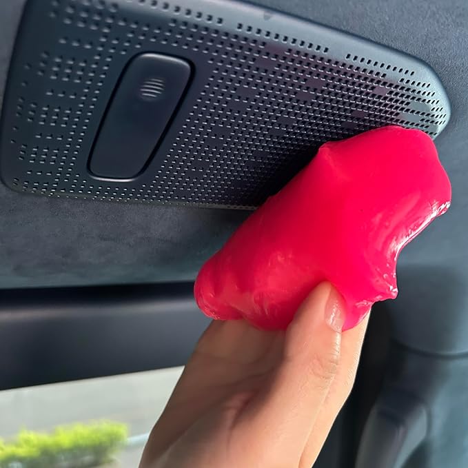 12-Pack Car Cleaning Gels Car Interior Cleaner Putty Slime Auto Detailing Tools Universal Dust Removal Cleaning Kit for Car Accessories Vents 3C Office Four Scented