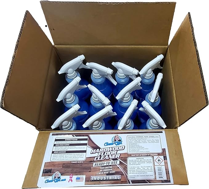 HARDWOOD FLOOR CLEANER (Case of 12 Quarts)