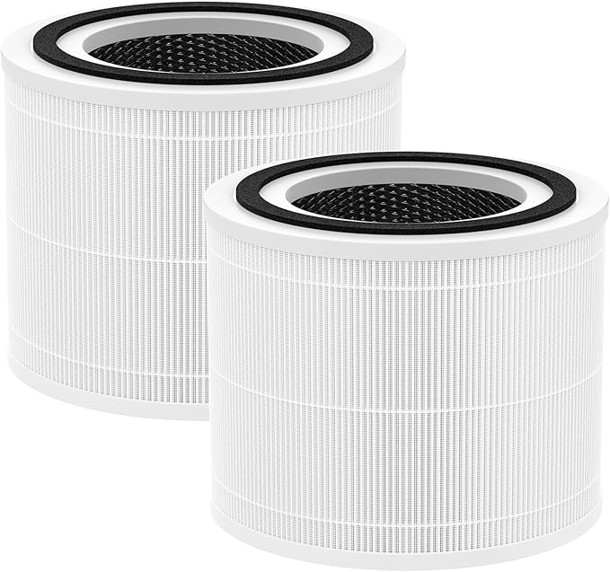 240 HEPA Replacement Filter Compatible with PuroAir 240 Air Purifier, 3 in 1 Grade Filtration HEPA 14 with Activated Carbon for 99.97% Air Pollutants Home Room, 240 Replacement HP-14 Filter, 2 Pack