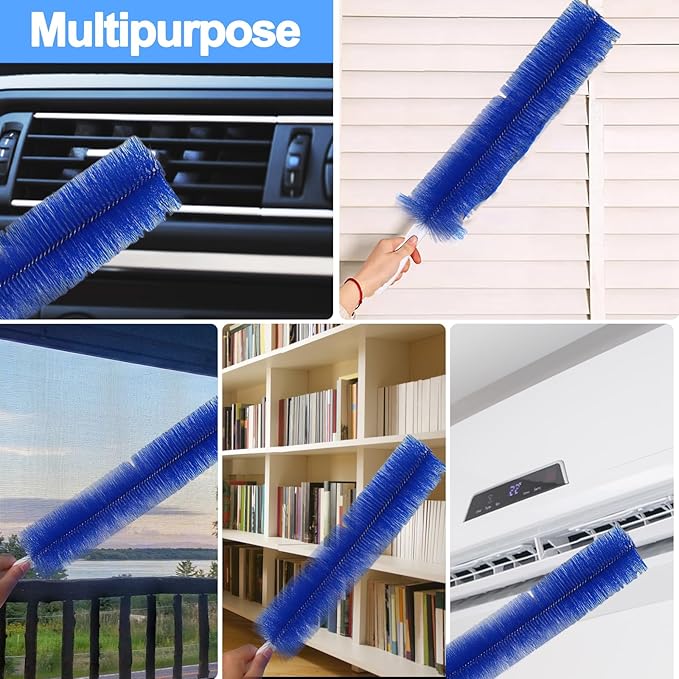 XANGNIER Fan Cleaning Brush Tools Set,6 Pcs Fan Cleaner for Stand up Fan/Desk/Window Exhaust/Box/Oscillating/Standing/Floor/Clip on/Wall/Table/Wall Mount/Pedesta Fan,Bendable Cobweb Duster Remover