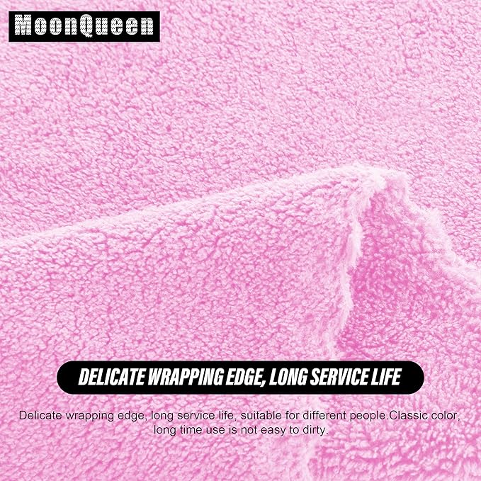 MOONQUEEN Ultra Soft Premium Washcloths Set - 12 x 12 inches - 24 Pack - Quick Drying - Highly Absorbent Coral Velvet Bathroom Wash Clothes - Use as Bath, Spa, Facial, Fingertip Towel (Frozen Berry)