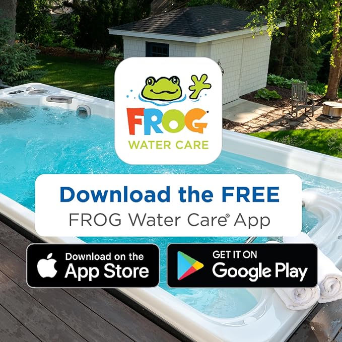 FROG @Ease Floating System and Pipe & Jet Cleanser for Swim Spas - Self-Regulating Swim Spa Sanitizer and Deep Clean Purge - Sanitizing Minerals & SmartChlor Technology - 4 Month Fresh Start Bundle