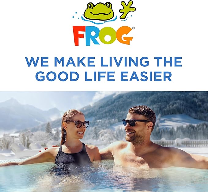 FROG @Ease Floating System and Pipe & Jet Cleanser for Swim Spas - Self-Regulating Swim Spa Sanitizer and Deep Clean Purge - Sanitizing Minerals & SmartChlor Technology - 4 Month Fresh Start Bundle