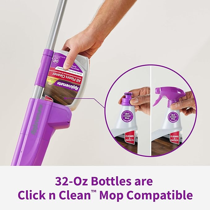 Rejuvenate All Floors Cleaner Refill, Breaks Down Dirt and Grime, Cleans and Protects Floors Throughout Your Home, Including Sealed Hardwood, Tile, Vinyl, Laminate and More, 1 Gallon, 2 Pack