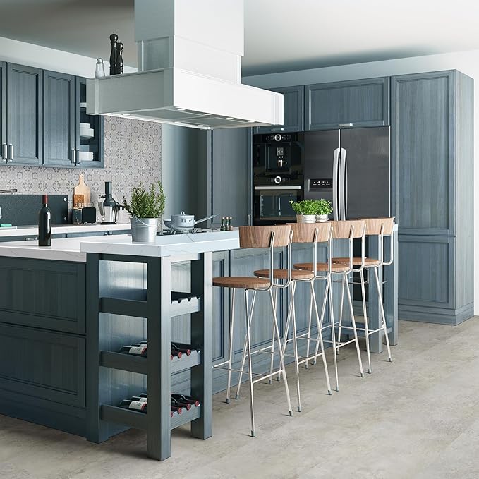 MSI Rivello 12 in. x 24 in. Luxury Vinyl Flooring, Rigid Core Planks, LVT Tile, Waterproof LVT, Wood Grain Finish, 12 MIL Wear Layer, 5 mm Thick, 19.37 sq. ft./Case, Mountains Gray