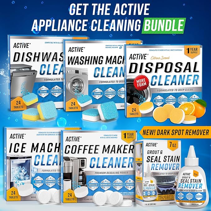 Coffee Machine Cleaner Descaler Tablets - 24 Count, Compatible With Nespresso, Keurig, Ninja, Delonghi, Miele, Coffee Maker Pot Descaling & Cleaning Tabs, Descale Drip Coffe And Espresso Machines