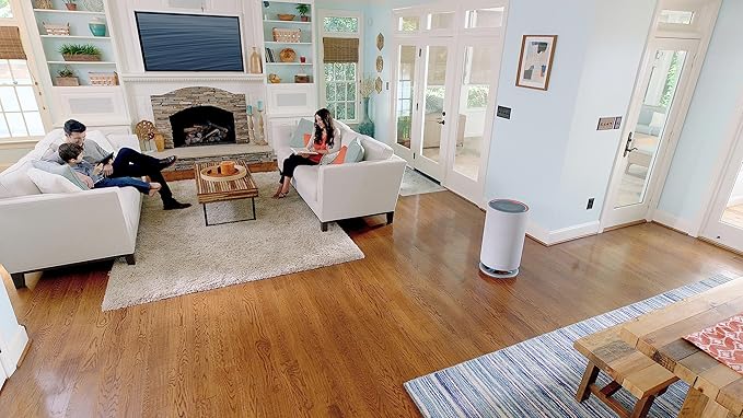 ORANSI mod+ Air Purifier - Extra-Large Rooms, 3-Stage Air Filter with Carbon, Wildfire Smoke, Allergies, Pets, Birds