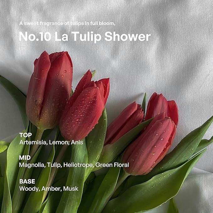 hetras Multi Fragrance Life Spray 10.14 fl oz x 2 Pack | La Tulip Shower - Elegant Flowers Scent | Non-Aerosol Odor Freshener Room Mist for Room, Closet, Fabric | Infused with Essential Oils