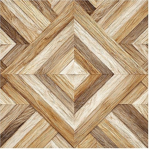 Nuxovilar Peel and Stick Vinyl Flooring, 12x12 Inch Geometric Triangle Marble-Look, Self-Adhesive Waterproof Flooring, 10 Pcs