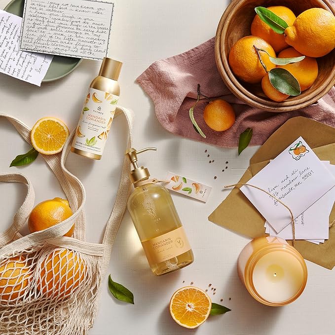 Thymes Fragrance Mist - 3 Oz - Mandarin Coriander (Pack of 2)