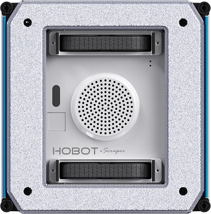 HOBOT-SP10 iScraper Window Cleaning Robot, Spray-Sweep-Scrape, 6000Pa Suction, App + Remote Control, Framed/Frameless Glass, Indoor/Outdoor Use