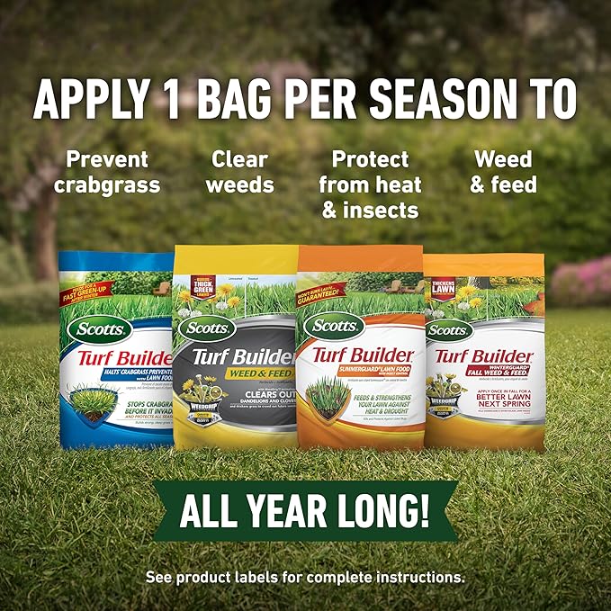 Scotts Turf Builder 4-Bag Bundle for Small, Northern Lawns