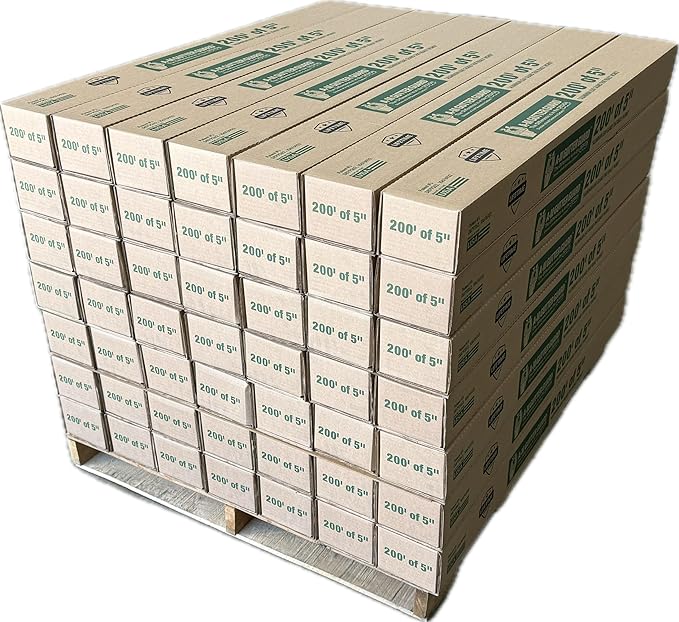 A-M Gutter Guard – Premium Heavy-Duty Lifetime Quality Aluminum - Leaf & Debris Protection, (5 Inch - 9800 Feet, Mill Finish) - DIY Easy - Made in The USA
