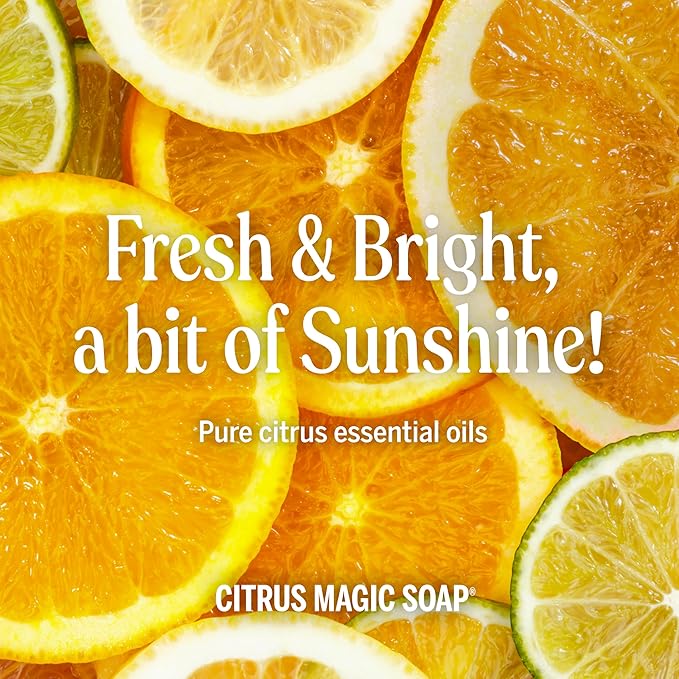 Dr. Bronner's Magic Soap-Pure-Castile Liquid Refill (Citrus, 32 ounce, 2-Pack) - Made with Regenerative Organic Certified Oils, For Body, Hair, Laundry, Pets & Dishes - Concentrated, Vegan, Non-GMO