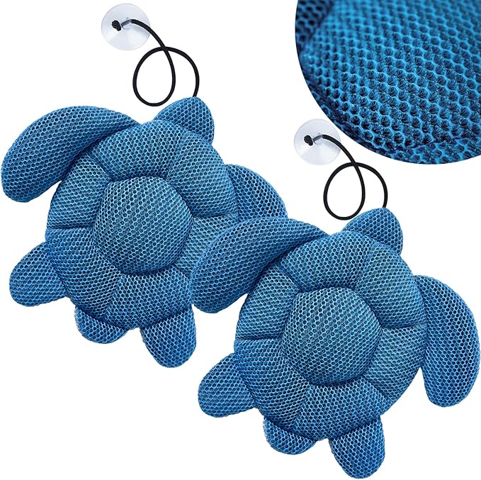 Hot Tub Scum Absorber, Scum Turtle Hot Tub Cleaner Hot Tub Accessories 2 Pack Hot Tub Sponge for Scum Reusable Spa & Pool Cleaner Hot Tub Oil Absorbing Scum Absorber Keeps Water Clean