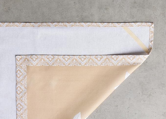 Maison d' Hermine Kitchen Towels Set of 3 100% Cotton 20" x 27.5" Reusable Cloth Tea Dish Towels Absorbent with Hanging Loop for Kitchen Dining Thanksgiving Christmas Decorations (Pretty Autumn)