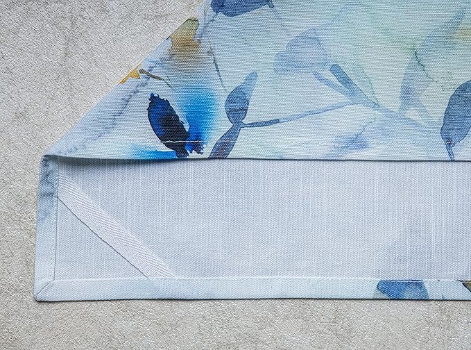 Maison d' Hermine Kitchen Towels Set of 2 100% Cotton 27.50" x 20" Reusable Cloth Tea Dish Towels Absorbent with Hanging Loop for Kitchen, Dining, Cocktail Parties Spring/Summer (Lazy Summer Days)