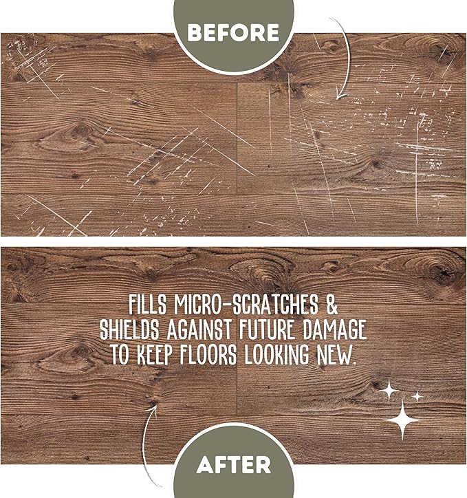Quick Shine Hardwood Floor Luster-Polish 64oz-2pk Plant-Derived w/Carnauba Safer Choice, No PFAS, pH Neutral Ready to Use Formula w/Anti-Slip Technology Simply Squirt & Spread Made in USA