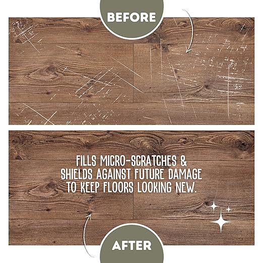 Quick Shine Hardwood Floor Luster-Polish 27oz | Plant-Derived w/Carnauba | Safer Choice, No PFAS, pH Neutral | Ready to Use Formula w/Anti-Slip Technology | Simply Squirt & Spread | Made in USA